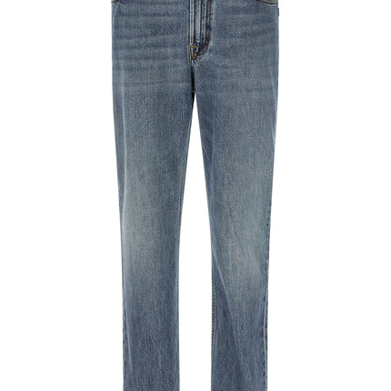 Department 5 Blue Cotton Relaxed Fit Jeans