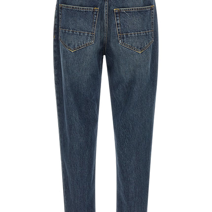 Department 5 Blue Cotton Tapered Jeans