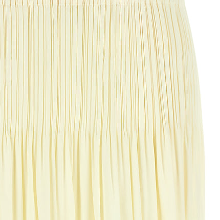 PLEATS PLEASE ISSEY MIYAKE Bicolor Polyester Midi Skirt