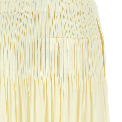 PLEATS PLEASE ISSEY MIYAKE Bicolor Polyester Midi Skirt