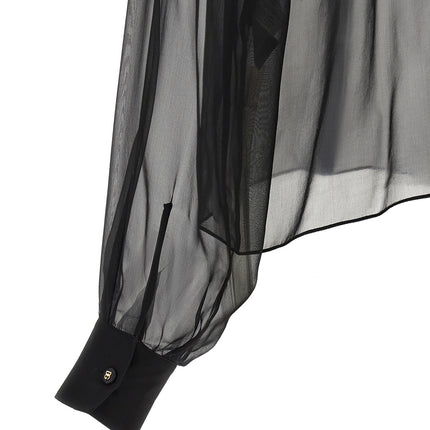 Dolce & Gabbana Black Silk Blouse