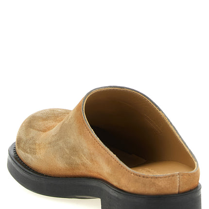 MM6 Maison Margiela Beige Cowhide Mules