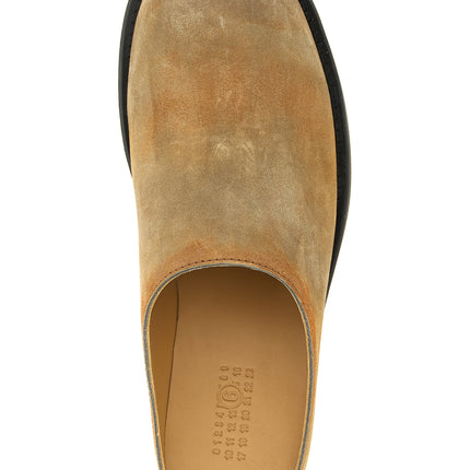 MM6 Maison Margiela Beige Cowhide Mules
