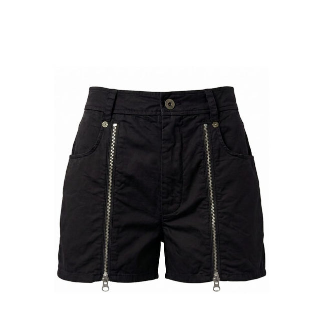 Mr&Mrs Italy Black Cotton Women Shorts