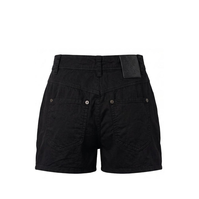 Mr&Mrs Italy Black Cotton Women Shorts
