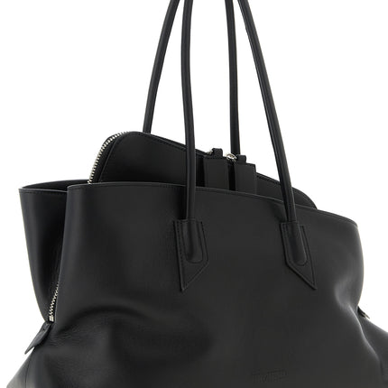 The Attico Black Calfskin Shoulder Bag The Attico