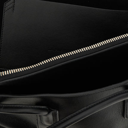 The Attico Black Calfskin Shoulder Bag The Attico