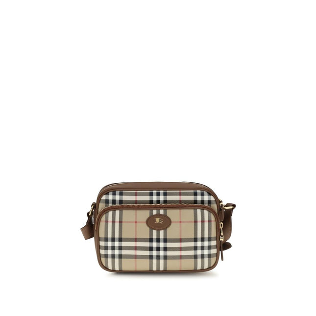 Burberry Beige Cotton Shoulder Bag
