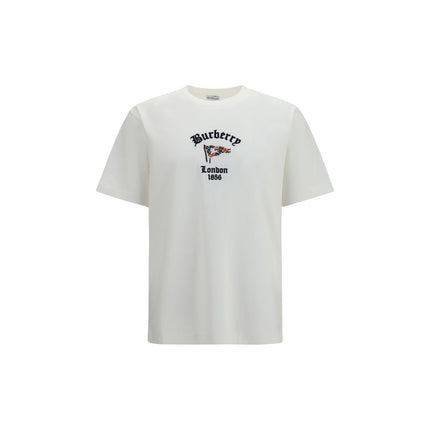 Burberry White Cotton T-Shirt