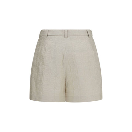 Moncler Beige Polyamide Bermuda Shorts