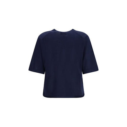 Loulou De Saison Blue Cashmere T-Shirt