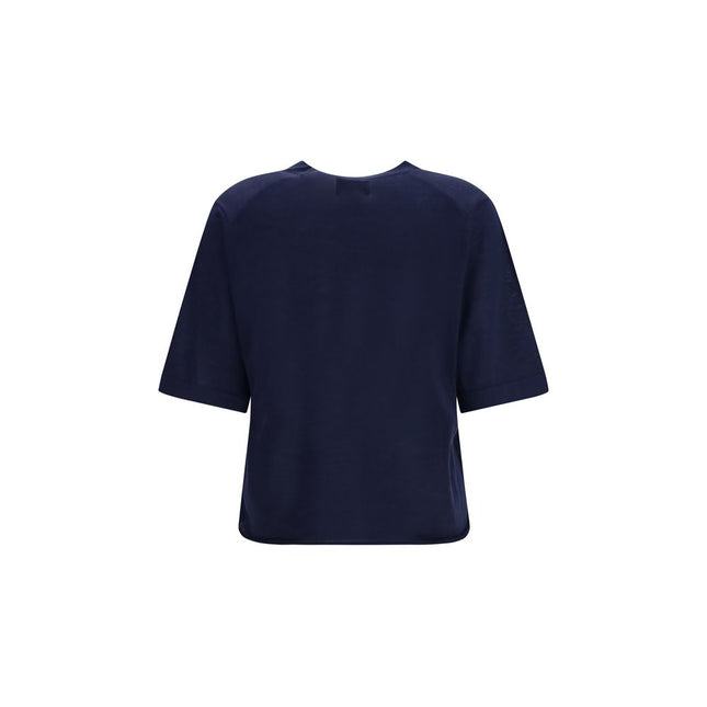 Loulou De Saison Blue Cashmere T-Shirt
