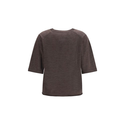 Loulou De Saison Brown Cashmere T-Shirt