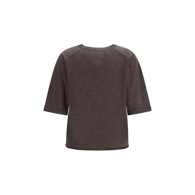 Loulou De Saison Brown Cashmere T-Shirt