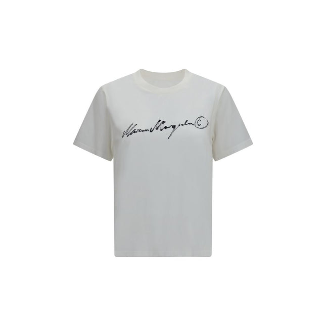 MM6 White Cotton T-Shirt
