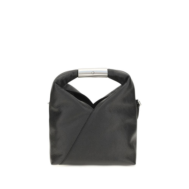 MM6 Black Calf Leather Bos Taurus Handbag