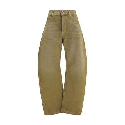 The Attico Brown Cotton Jeans Denim The Attico
