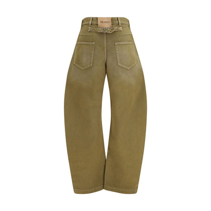 The Attico Brown Cotton Jeans Denim The Attico