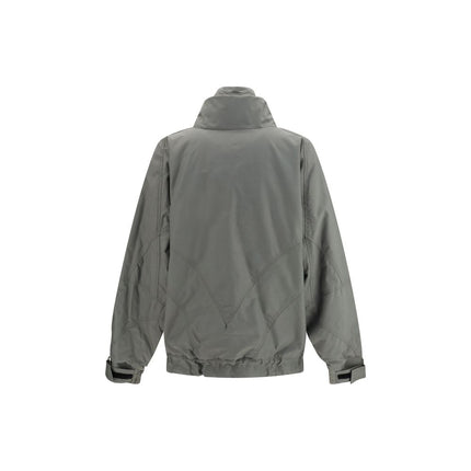 The Attico Gray Cotton Bomber
