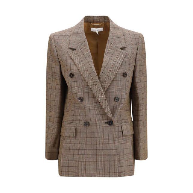 Chloé Beige Wool Oves Aries Blazer