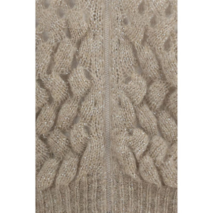 Brunello Cucinelli Beige Wool Oves Aries Cardigan
