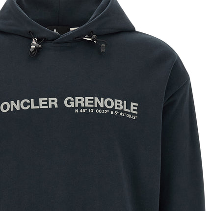 Moncler Grenoble Blue Cotton Sweatshirt
