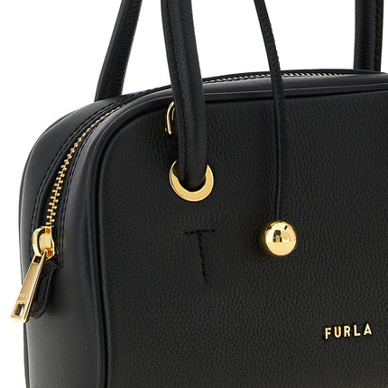Furla Black Calfskin Handbag