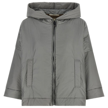 Max Mara Gray Polyester Shell Jacket