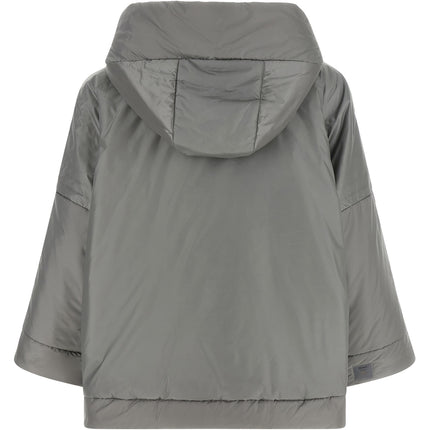Max Mara Gray Polyester Shell Jacket