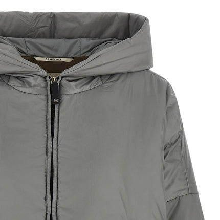 Max Mara Gray Polyester Shell Jacket