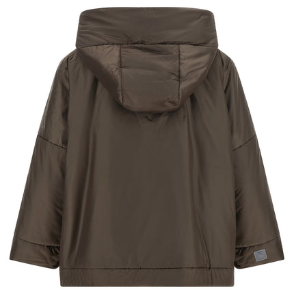 Max Mara Brown Polyester Shell Jacket Max Mara