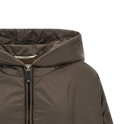 Max Mara Brown Polyester Shell Jacket Max Mara