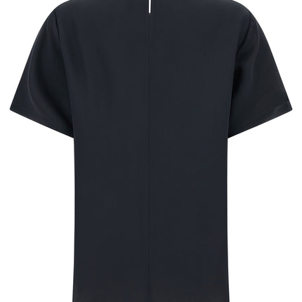 Max Mara Black Silk Blouse