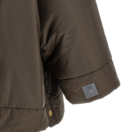 Max Mara Brown Polyester Shell Jacket Max Mara