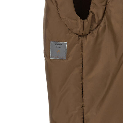 Max Mara Brown Polyester Sleeveless Jacket