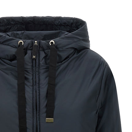 Max Mara Blue Polyester Shell Jacket Max Mara