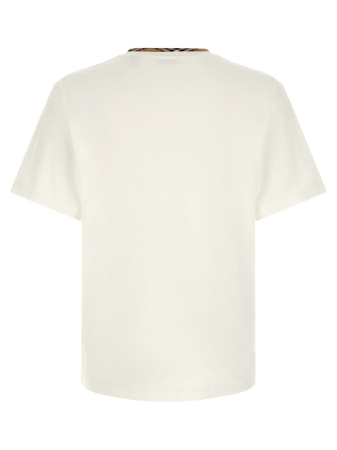 Burberry White Cotton T-Shirt