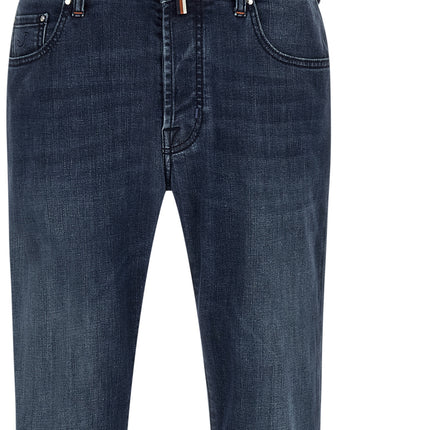 Jacob Cohen Blue Cotton Slim Fit Jeans