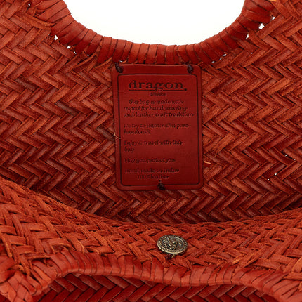 Dragon Diffusion Orange Calfskin Shoulder Bag