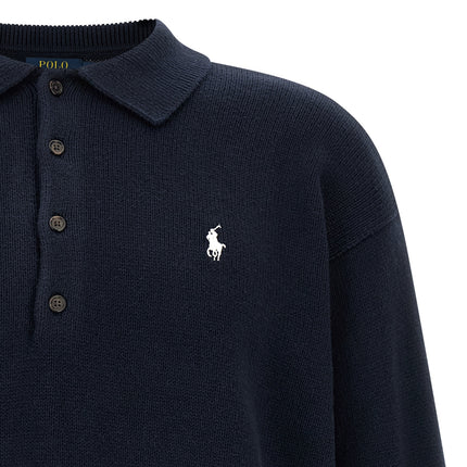 Polo Ralph Lauren Blue Cotton Cardigan