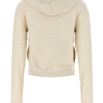 Off-White Beige Cotton Sweatshirt