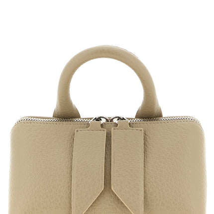 The Attico Beige Bovine Leather Handbag