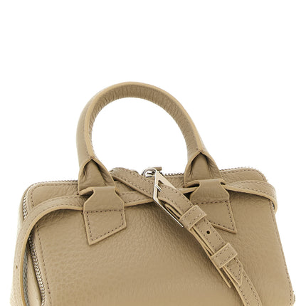 The Attico Beige Bovine Leather Handbag