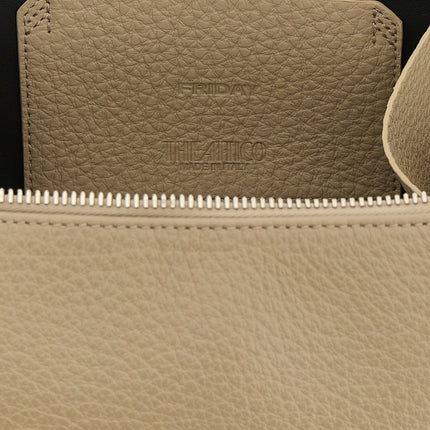 The Attico Beige Bovine Leather Handbag