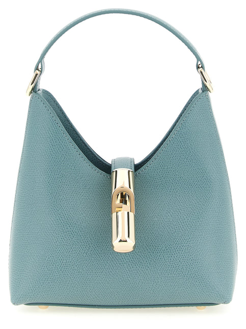 Furla Blue Calfskin Handbag