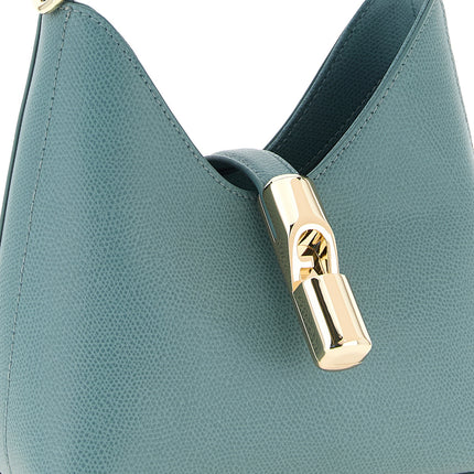 Furla Blue Calfskin Handbag