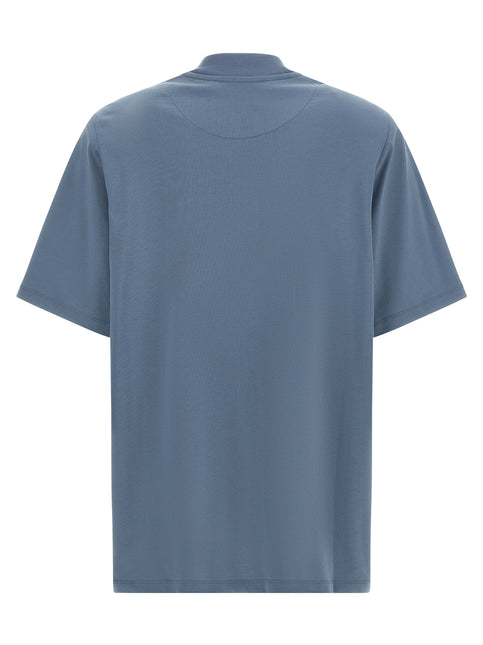 The Attico Blue Cotton T-Shirt