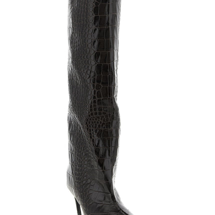 The Attico Brown Bovine Leather Over The Knee