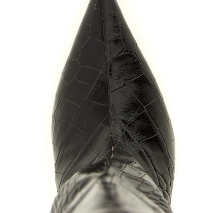 The Attico Brown Bovine Leather Over The Knee