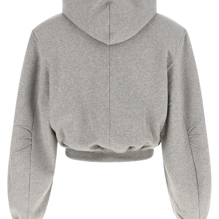 The Attico Gray Cotton Sweatshirt